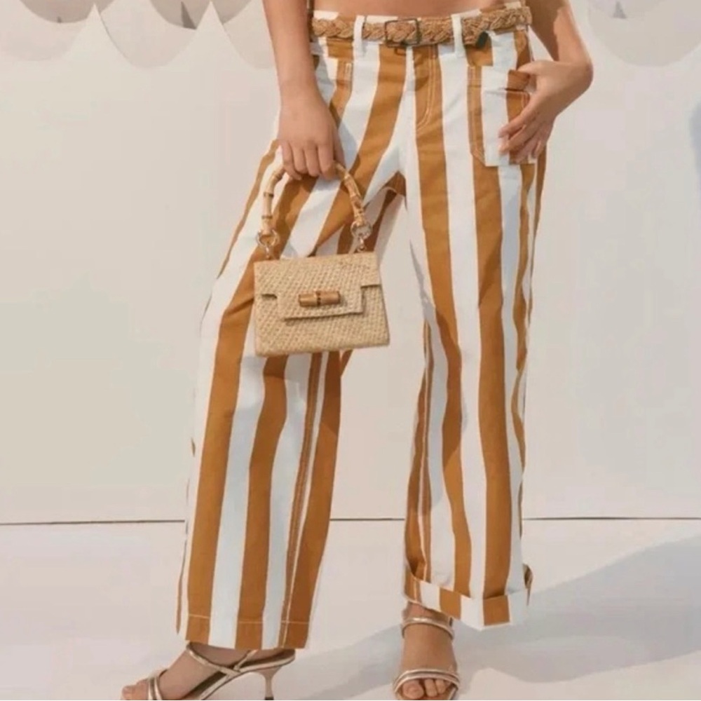 BDG Urban Outfitters 🤎 Joey Striped Wide Leg Pant - Picture 10 of 10